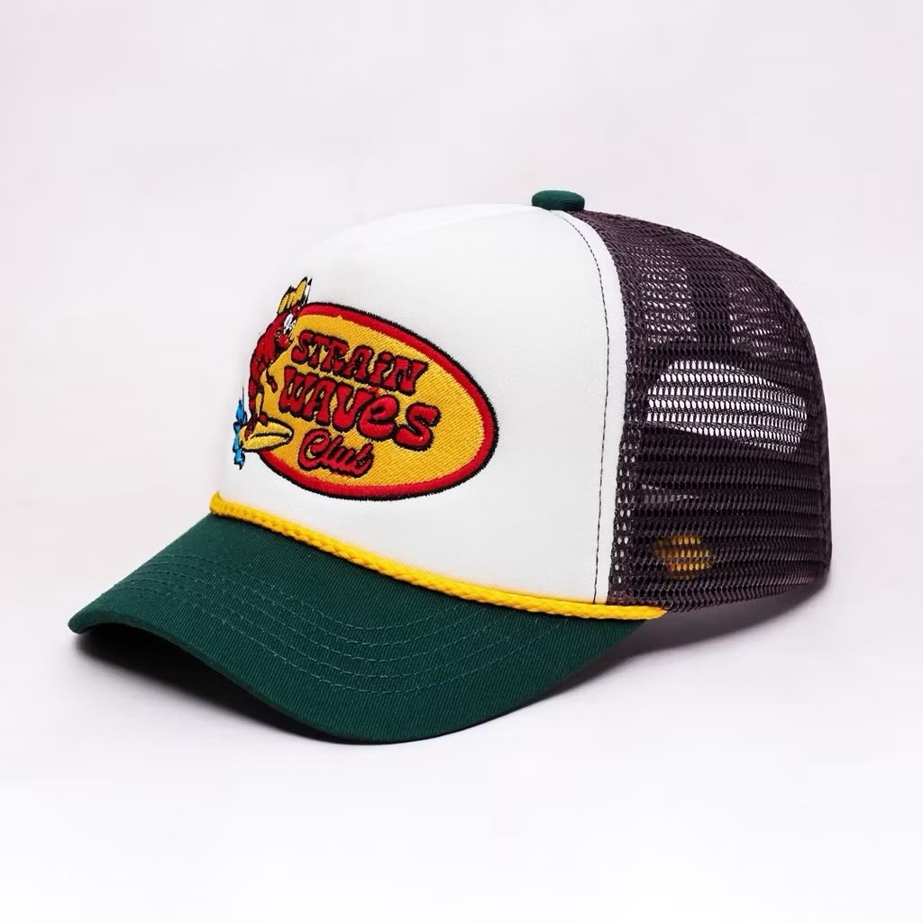 Strainwaves Shrimp Trucker Hat Threetone