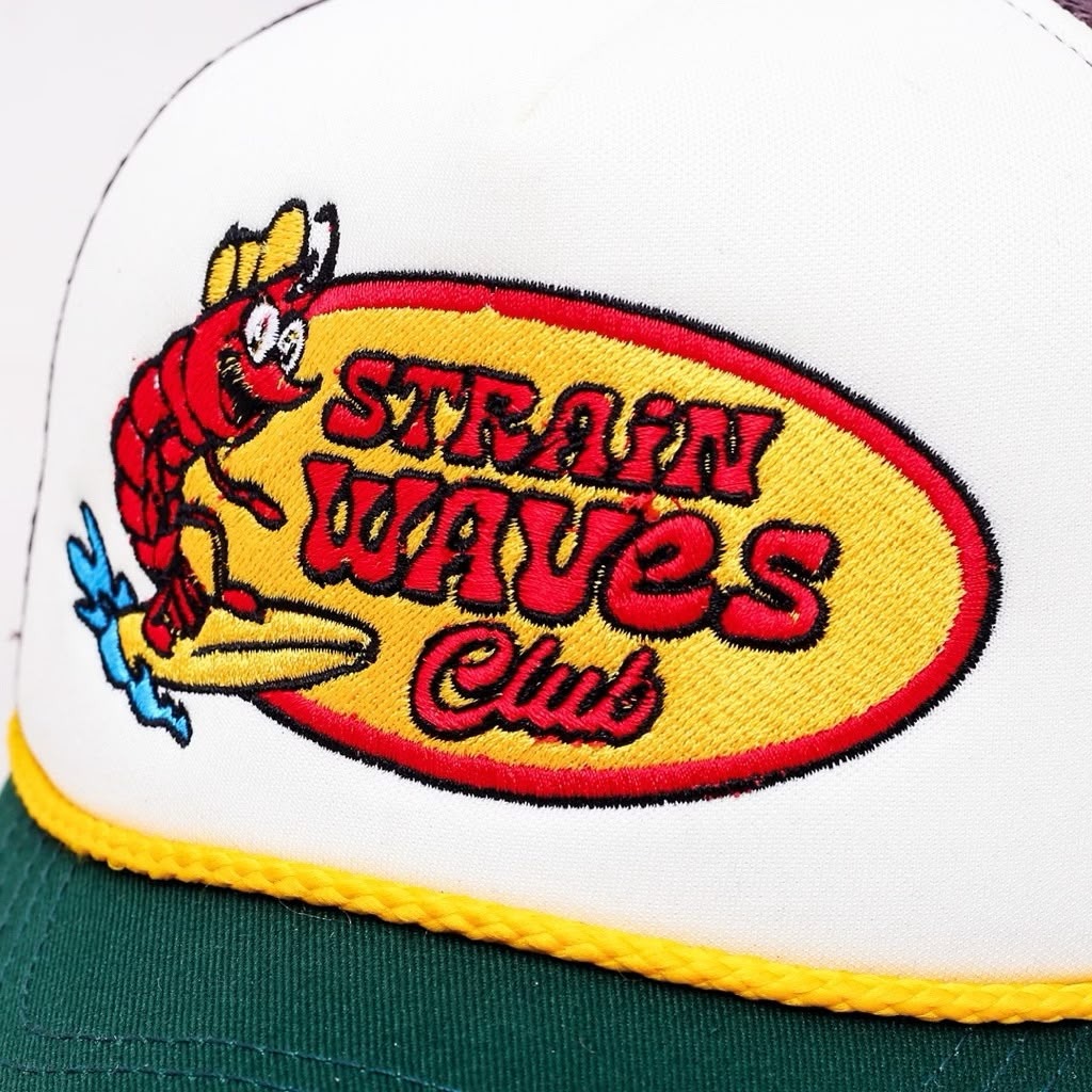 Strainwaves Shrimp Trucker Hat Threetone
