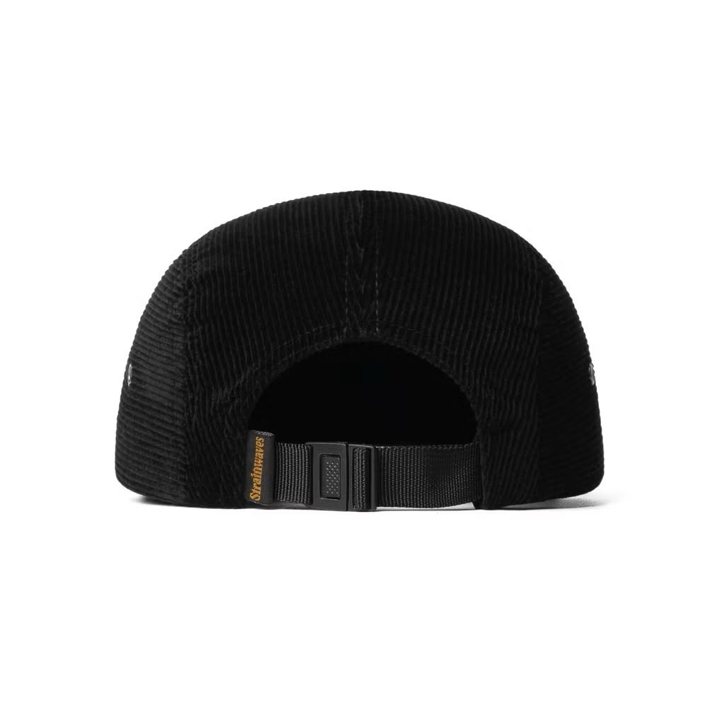Strainwaves Sunshine 5 Panel Corduroy Black
