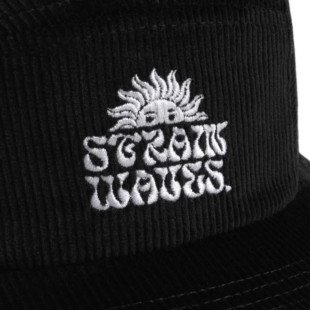 Strainwaves Sunshine 5 Panel Corduroy Black