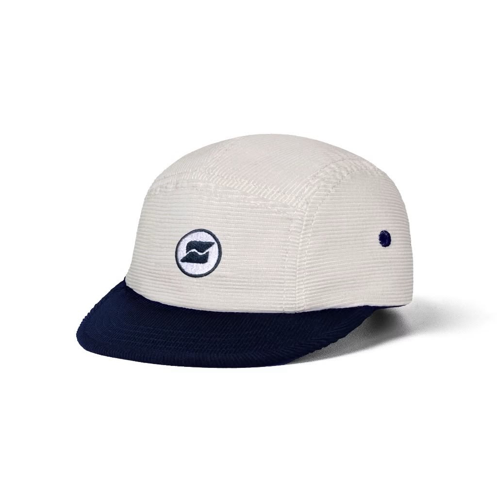 Strainwaves Pop Up 5 Panel Corduroy Twotone Navy