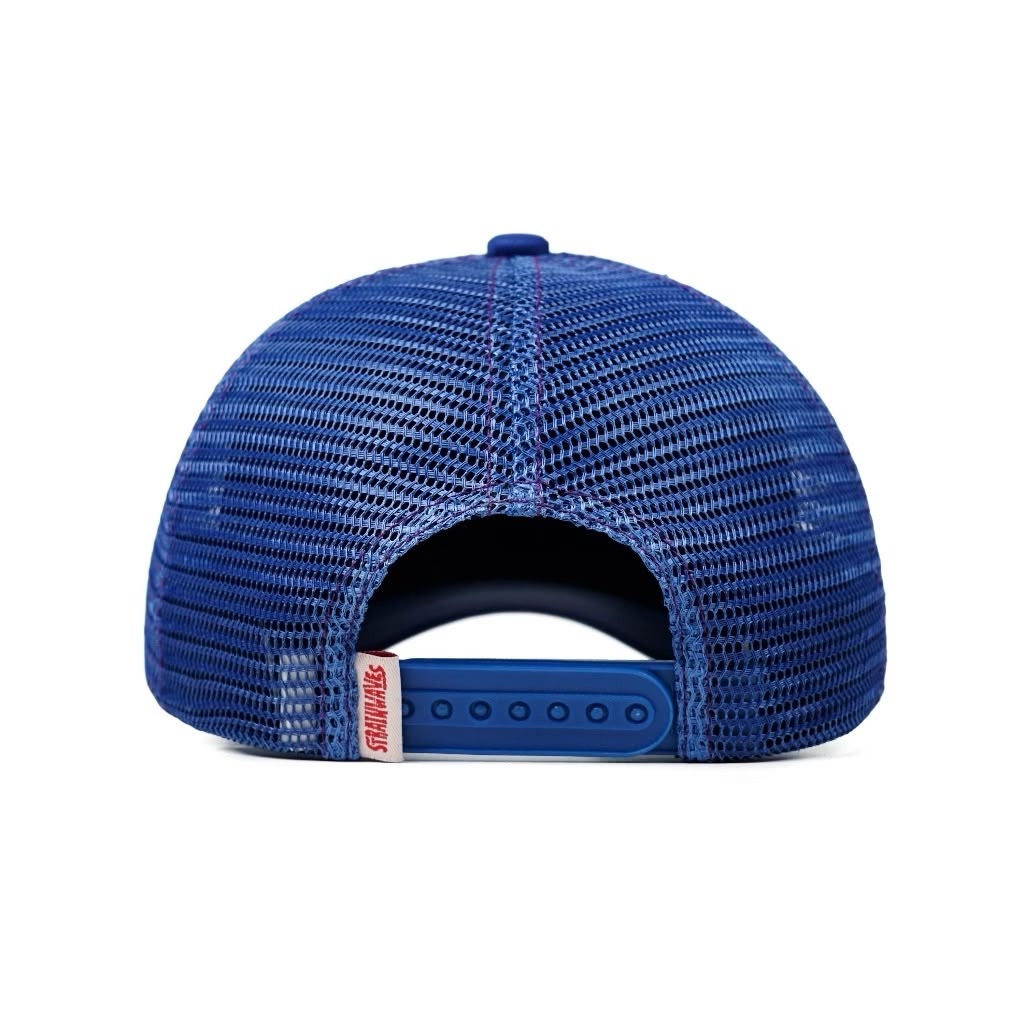 Strainwaves Shores Club Trucker Hat Blue