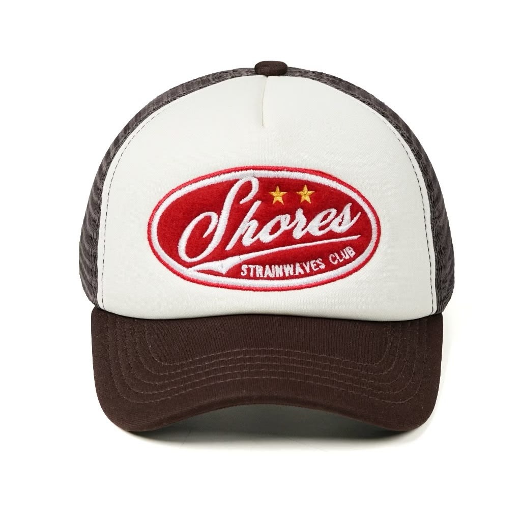 Strainwaves Shores Trucker Hat Twotone Brown
