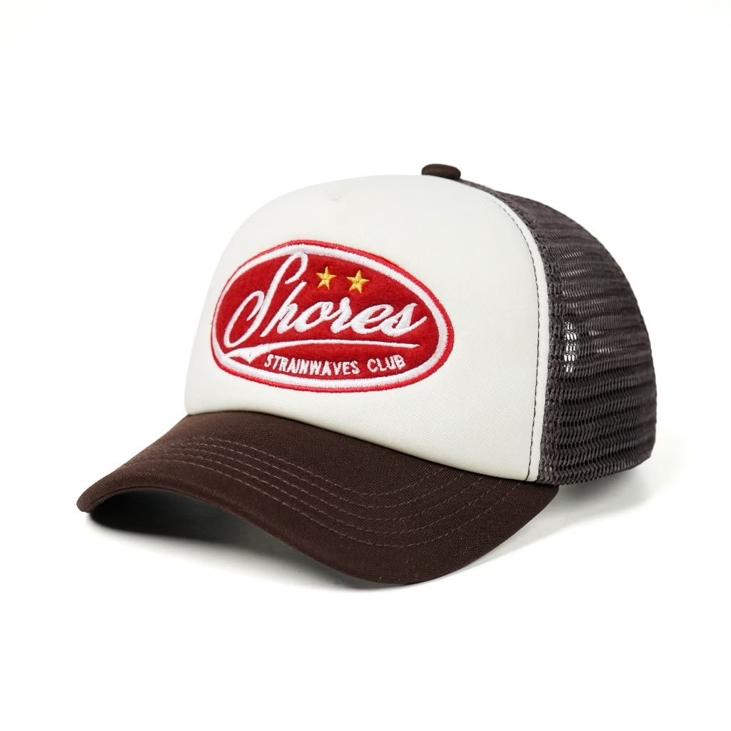 Strainwaves Shores Trucker Hat Twotone Brown