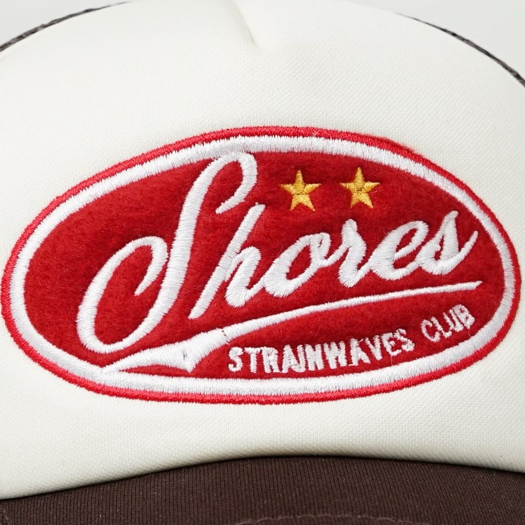 Strainwaves Shores Trucker Hat Twotone Brown