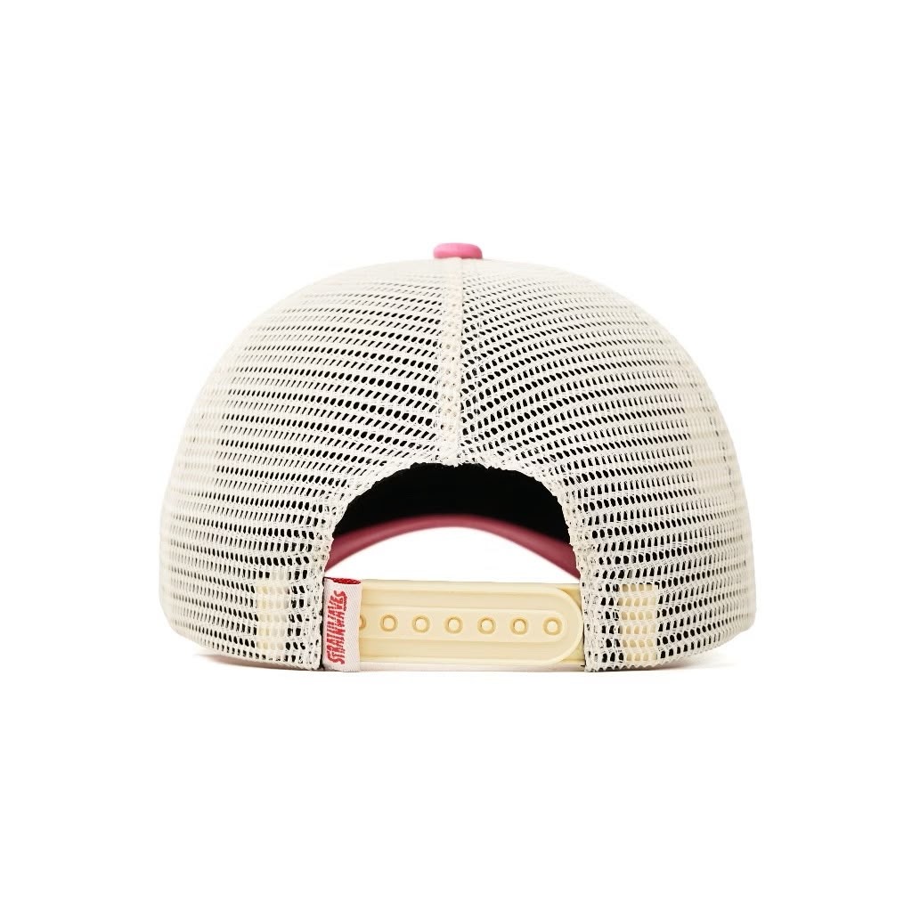 Strainwaves Shores Club Trucker Hat Twotone Pink