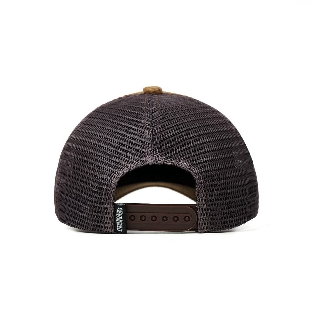 Strainwaves Weekend At The Shores Trucker Hat Brown