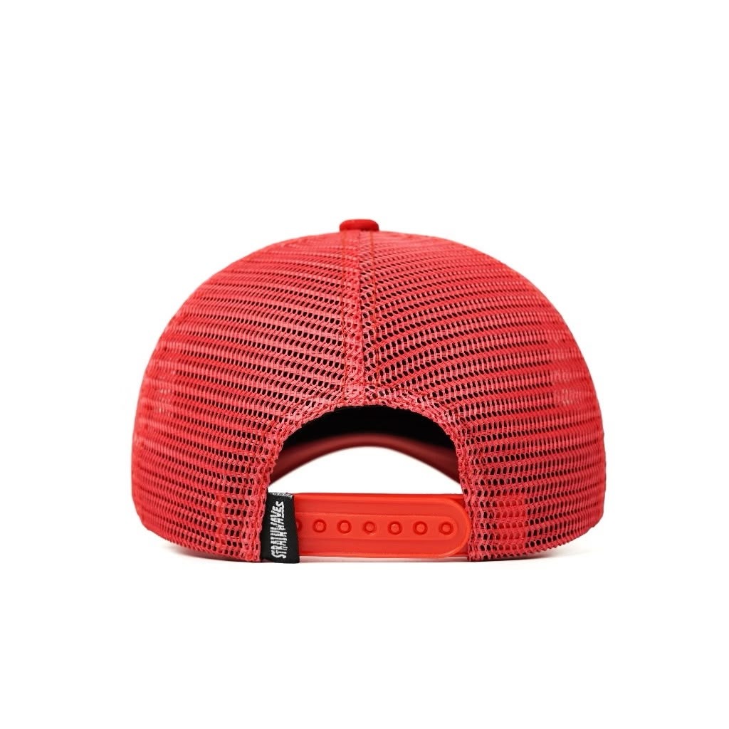 Strainwaves Shores Club Trucker Hat Red