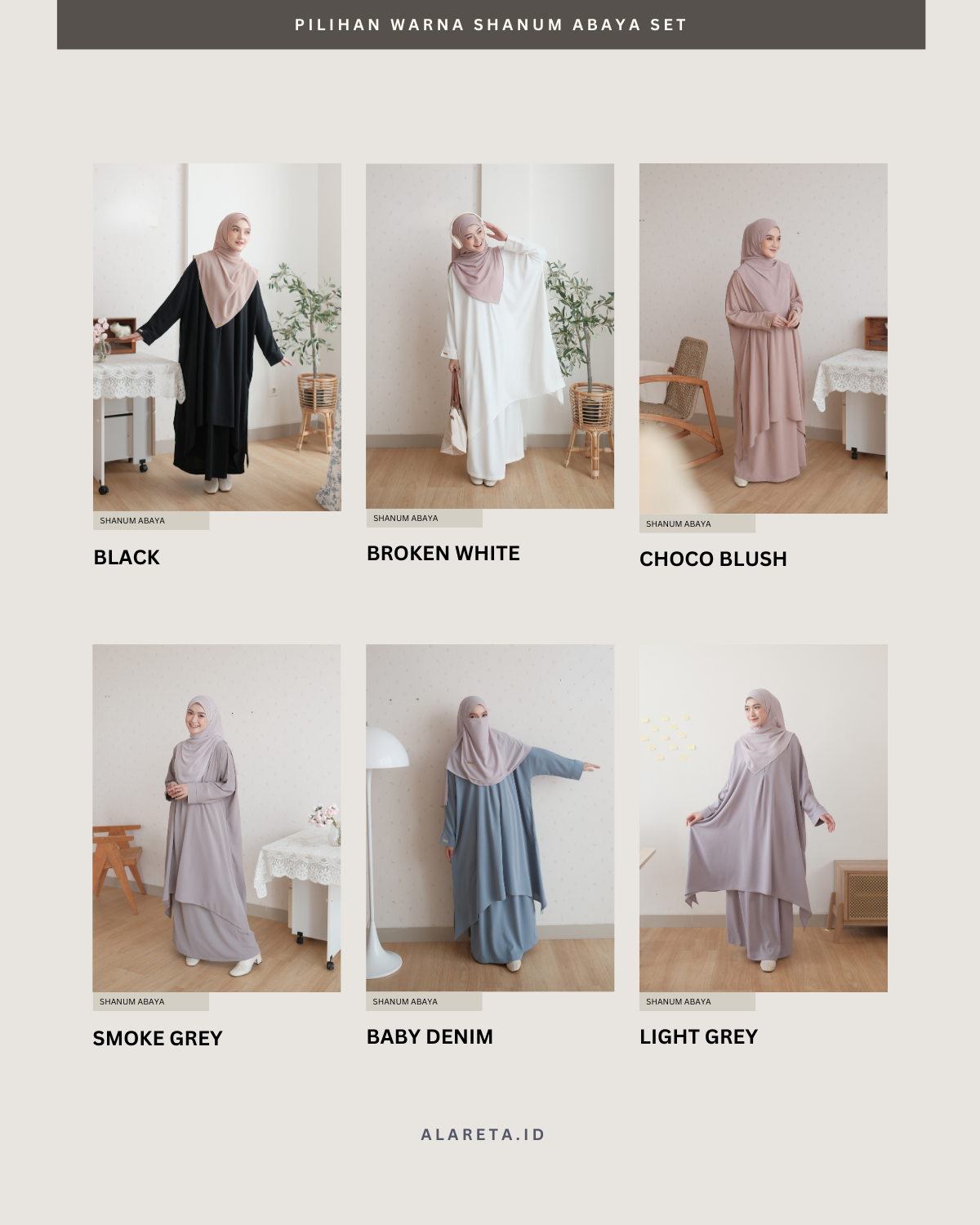 SHANUM ABAYA SET