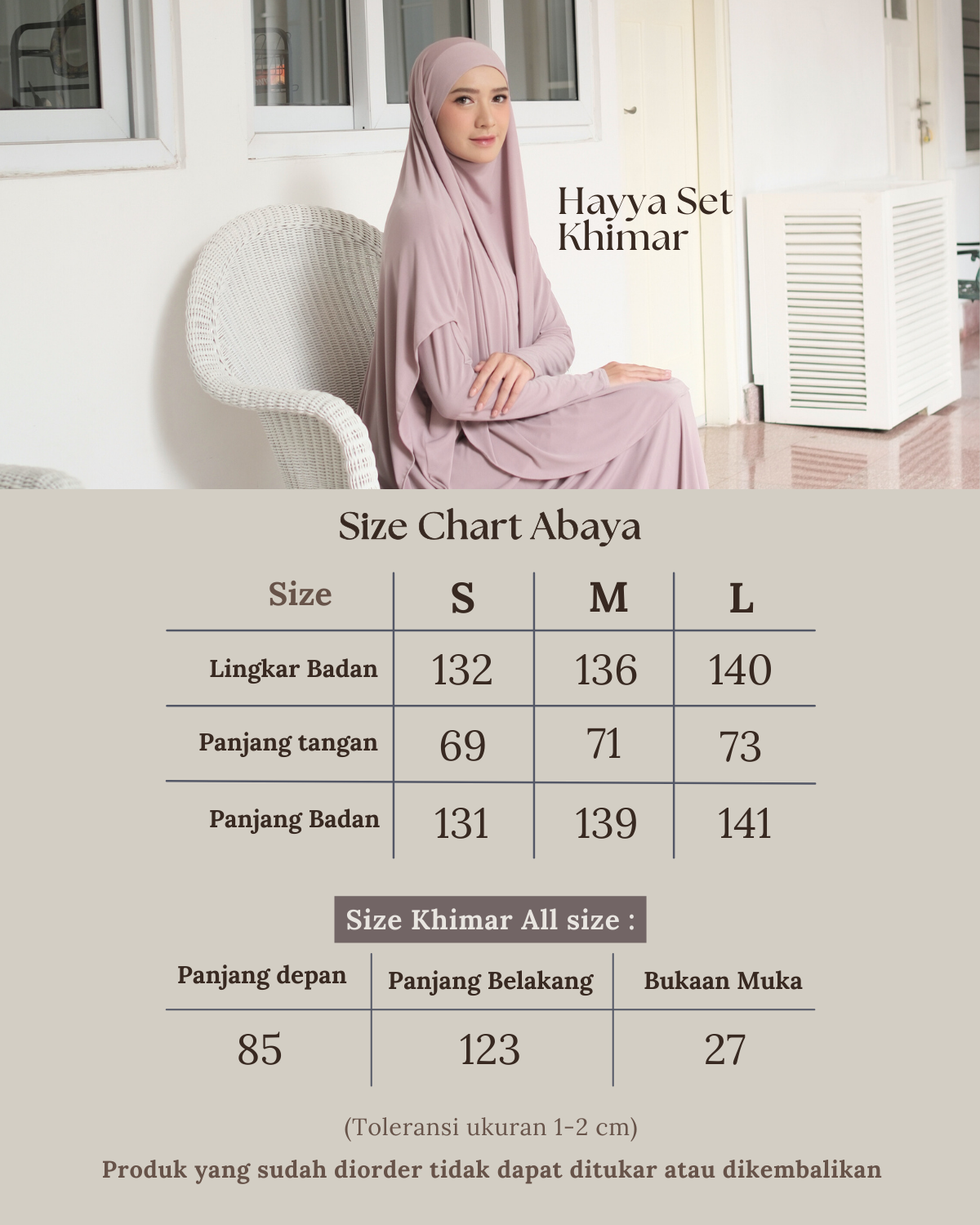 HAYYA SET KHIMAR
