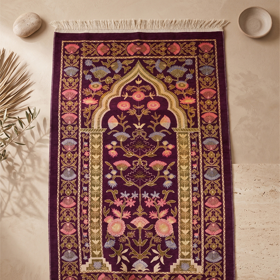 Sajadah Tiara 082 Burgundy