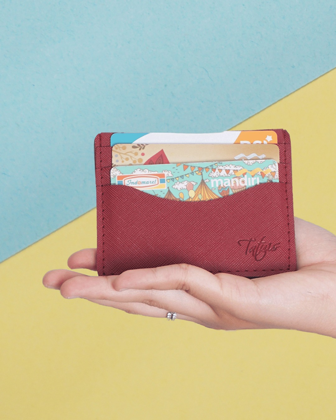 Card Wallet Maroon
