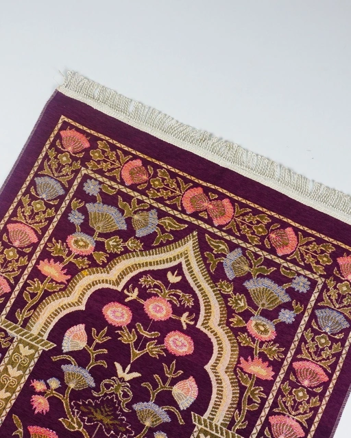 Image of Sajadah Tiara 082 Burgundy