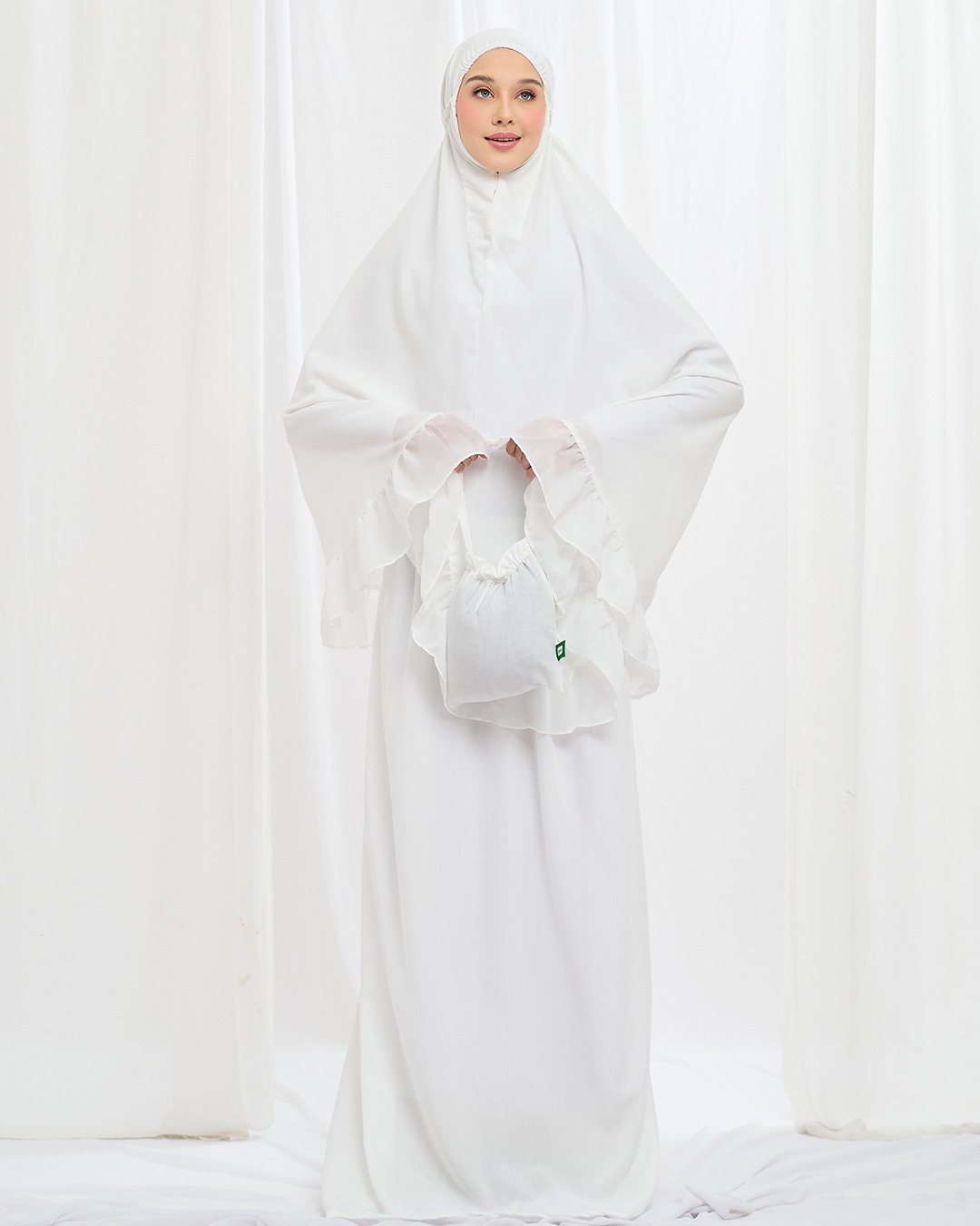 Mukena Spesial Haji Broken White SNI