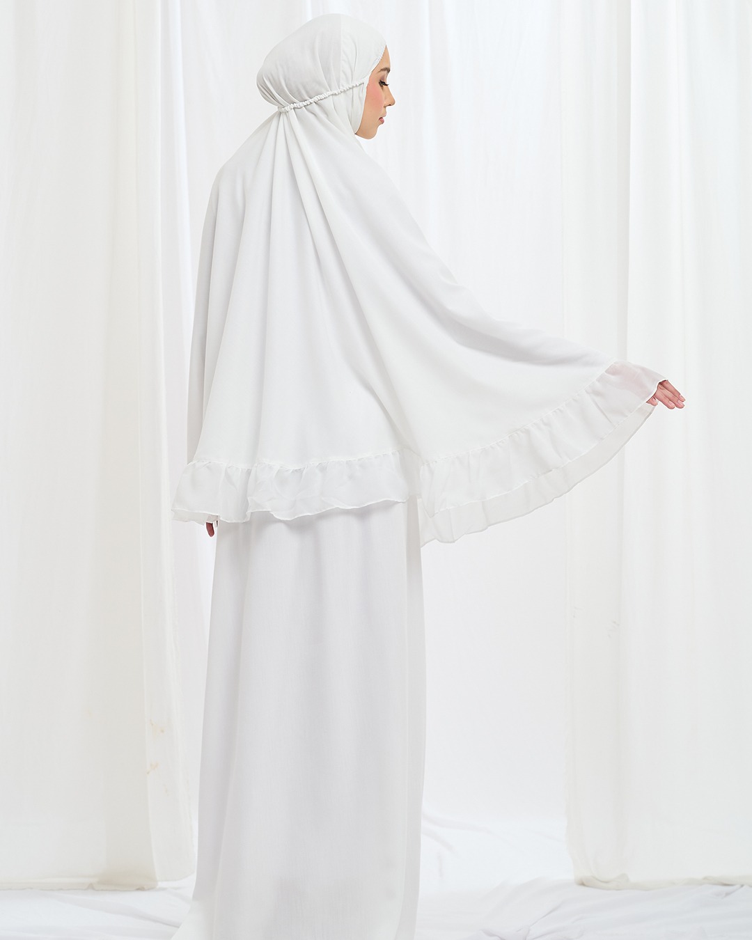 Mukena Spesial Haji Broken White SNI