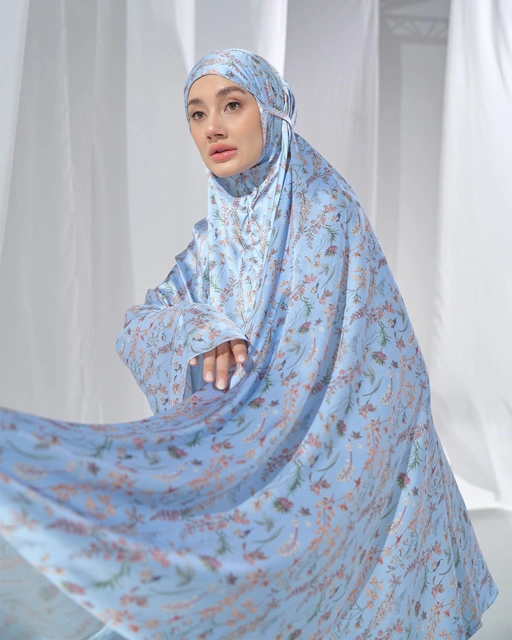 Image of Winonamodest x Tatuis - Mukena Blue