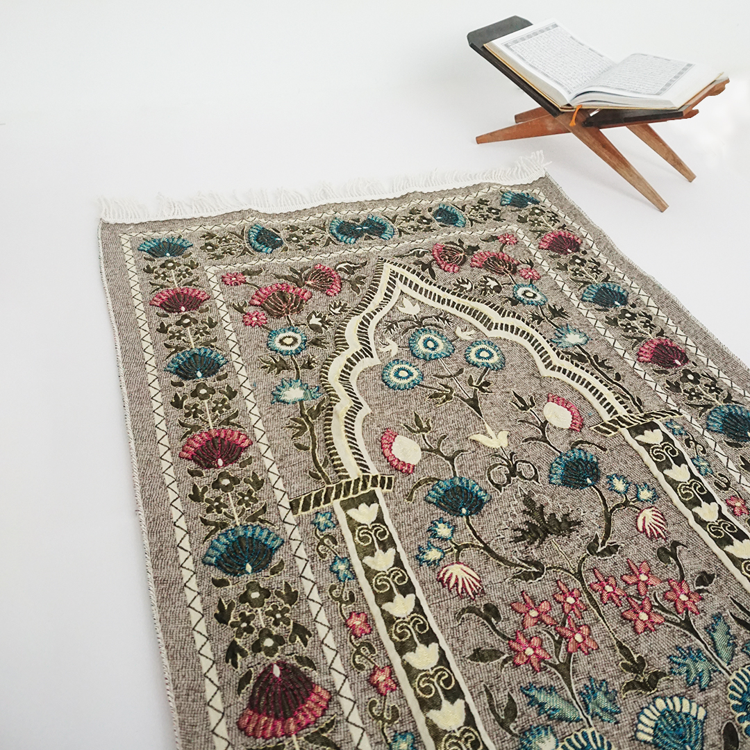 Tiara Prayer Mat 038 Light Grey 01