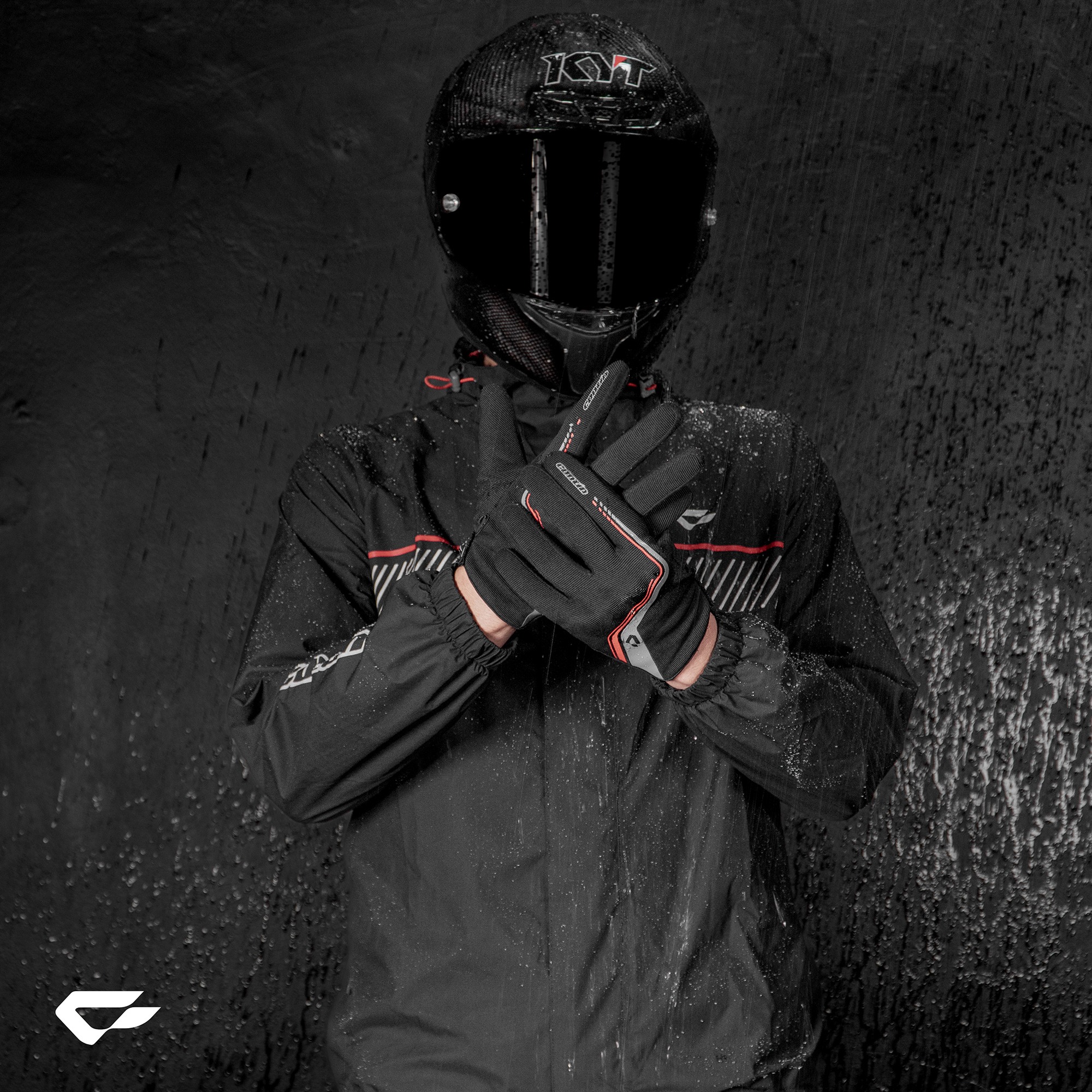 Rain Coat CR02 - Black