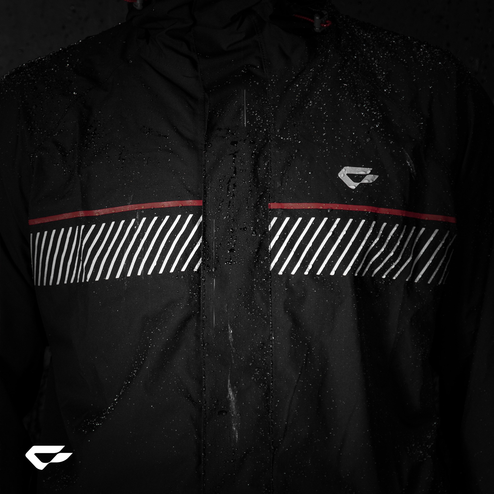 Rain Coat CR02 - Black