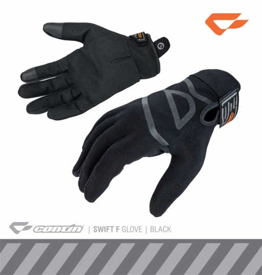 Continmoto Sarung Tangan Motor Protektor Contin Glove Swift F - Black
