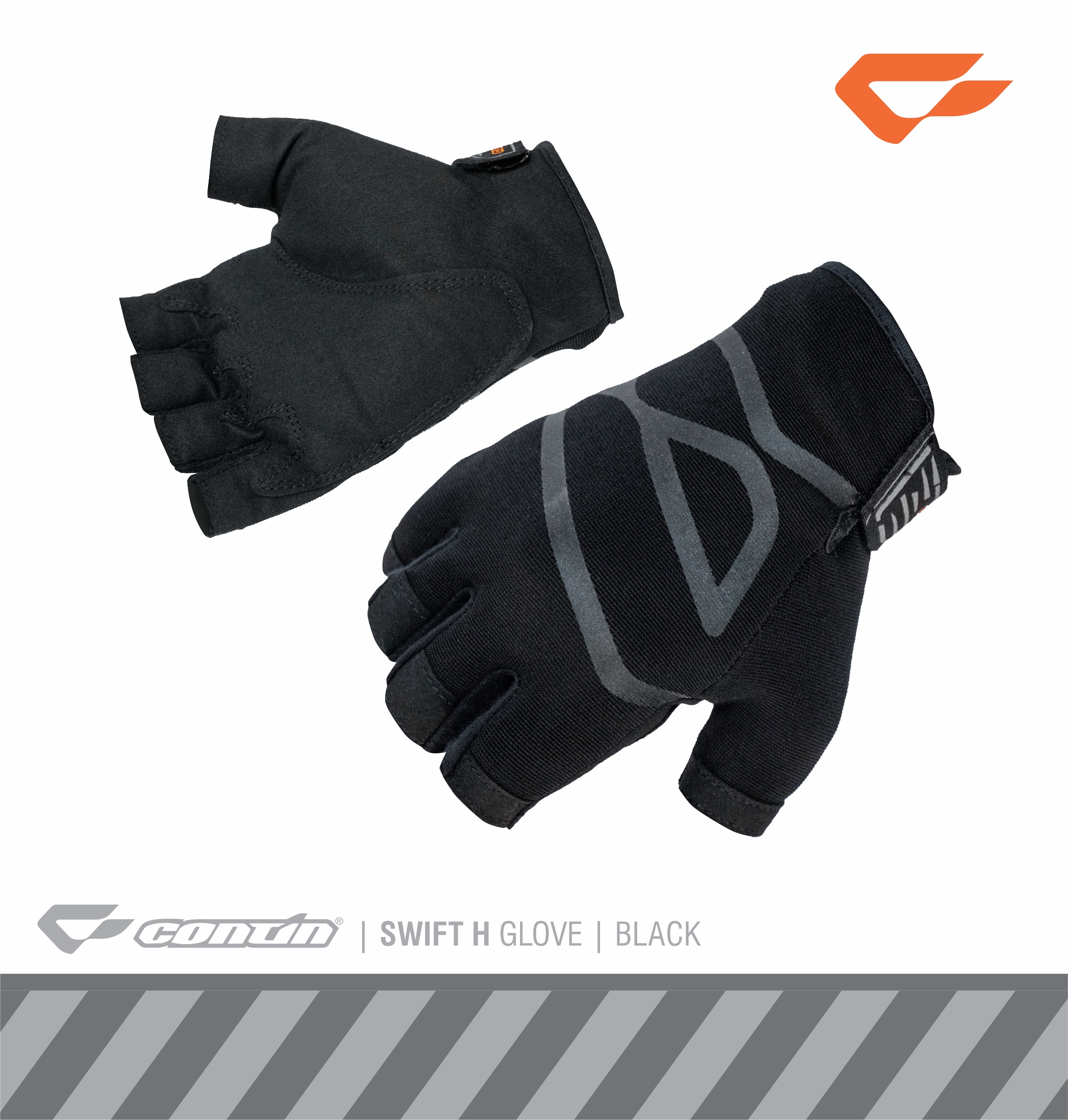Continmoto Sarung Tangan Motor Protektor Contin Glove Swift H - Black
