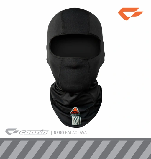 Continmoto Masker Motor Full Face Balaclava Nero - Black