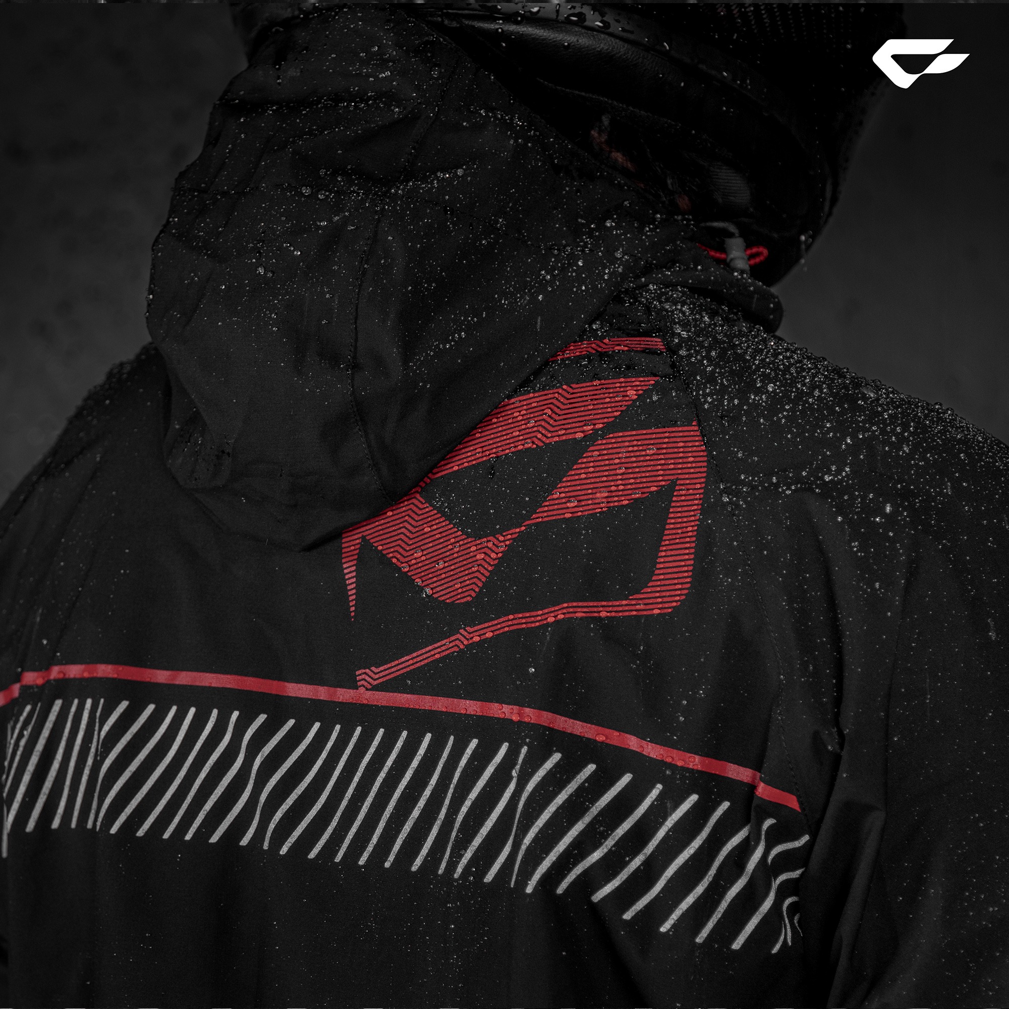 Rain Coat CR02 - Black