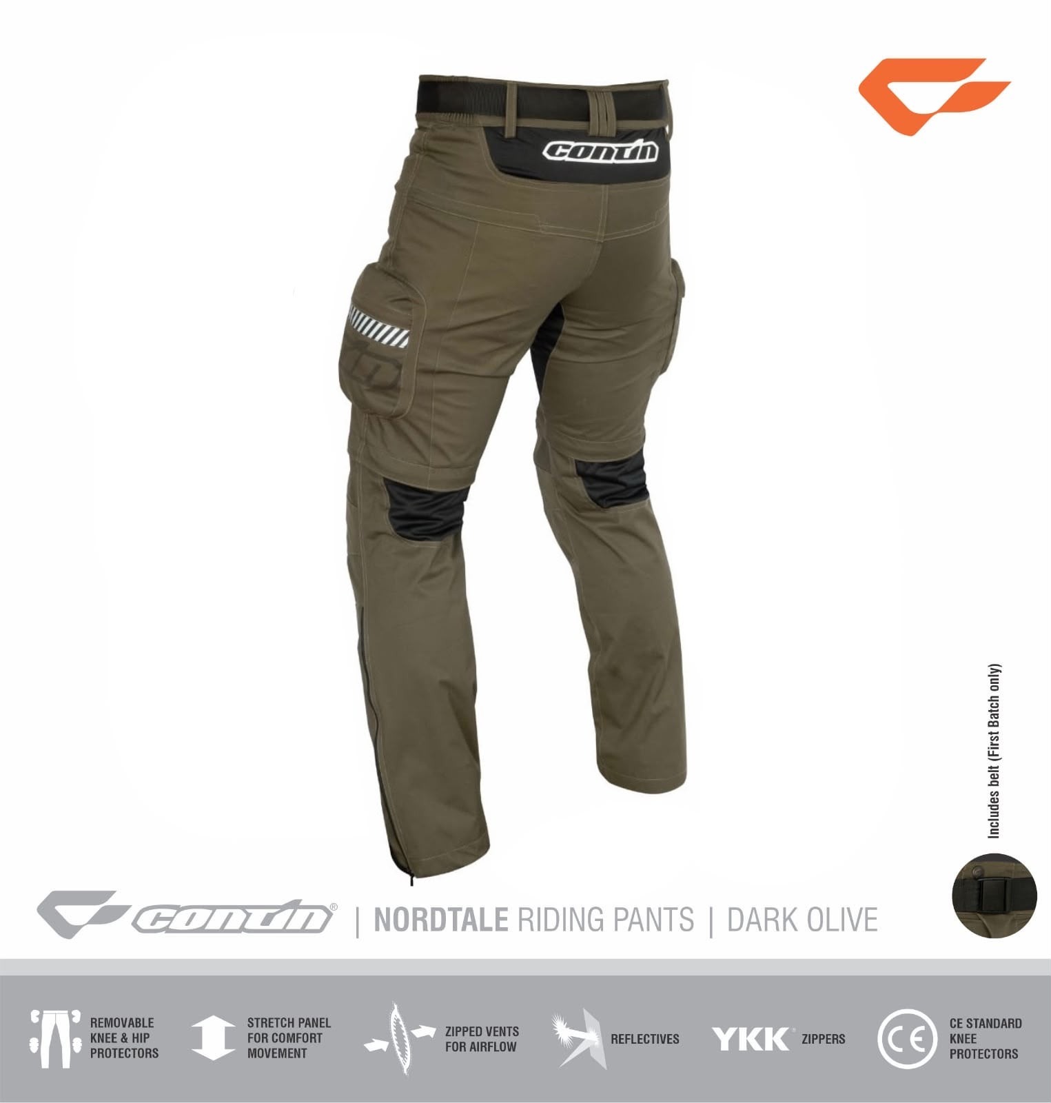 Nordtale Riding Pants - Dark Olive
