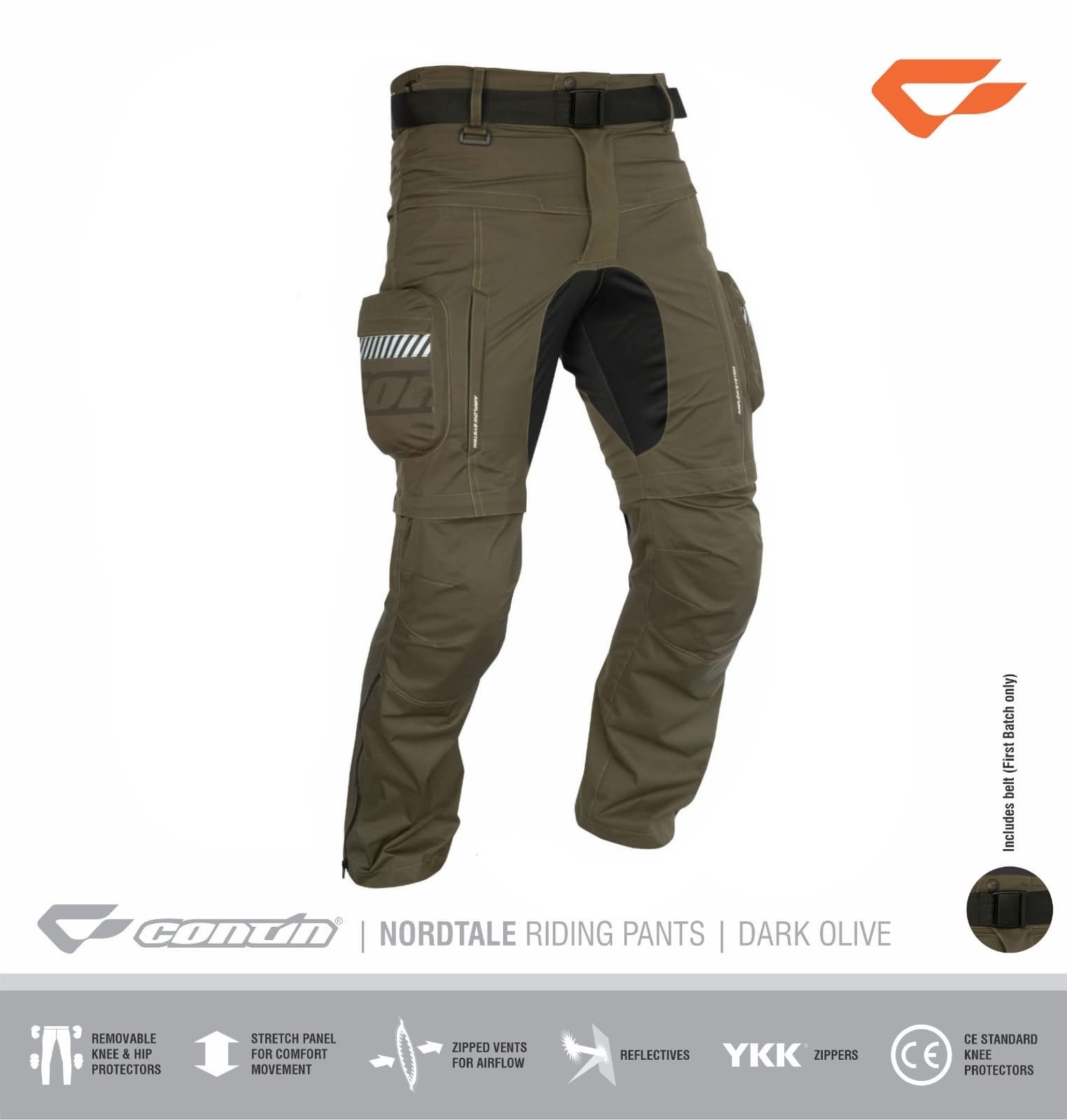 Nordtale Riding Pants - Dark Olive