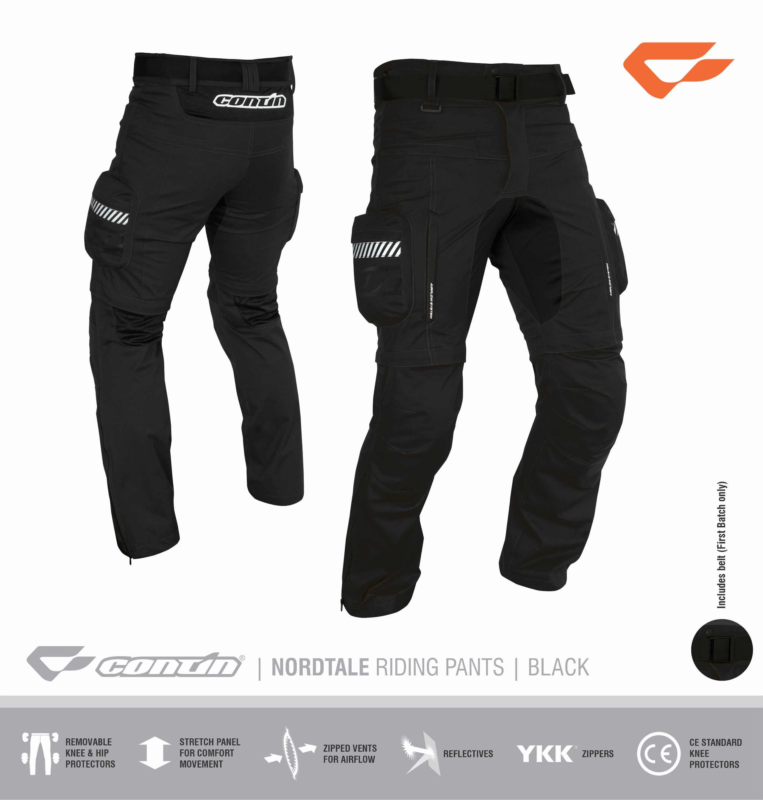 Nordtale Riding Pants - Black