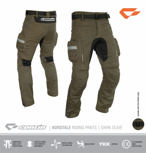 Nordtale Riding Pants - Dark Olive