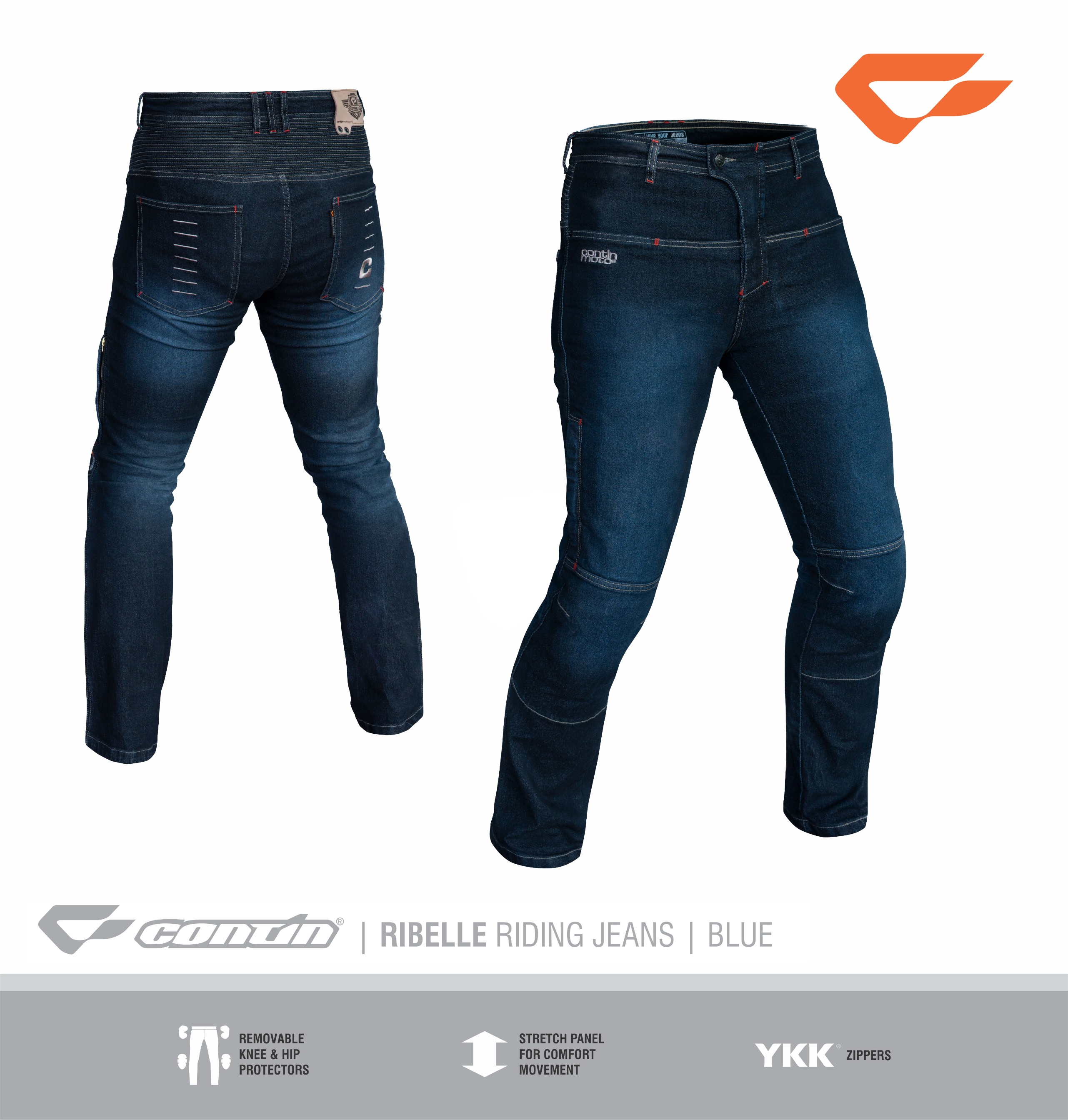 Ribelle Riding Pants - INDIGO