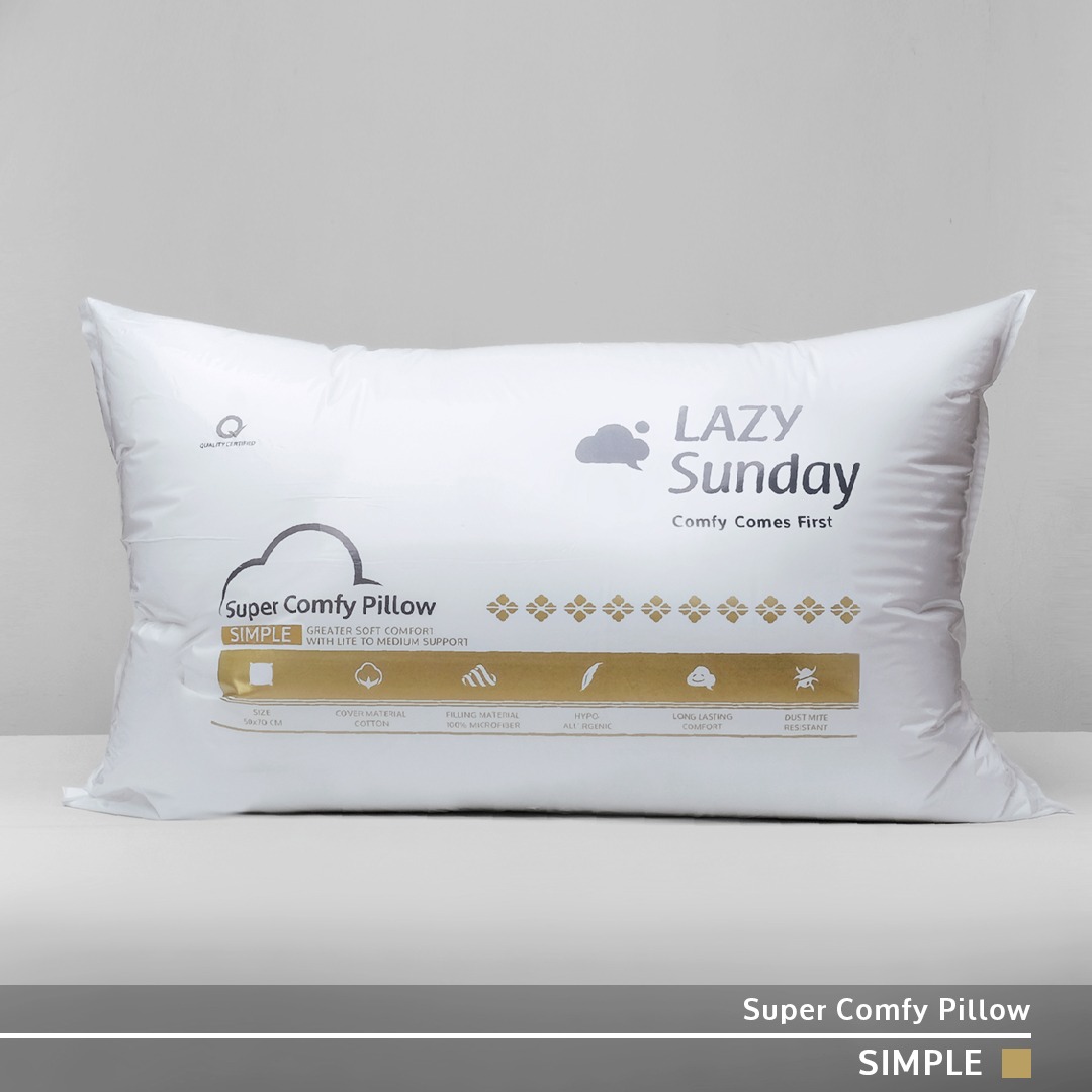 Bantal - Super Comfy Simple - Microfiber Goose Down - LAZY Sunday