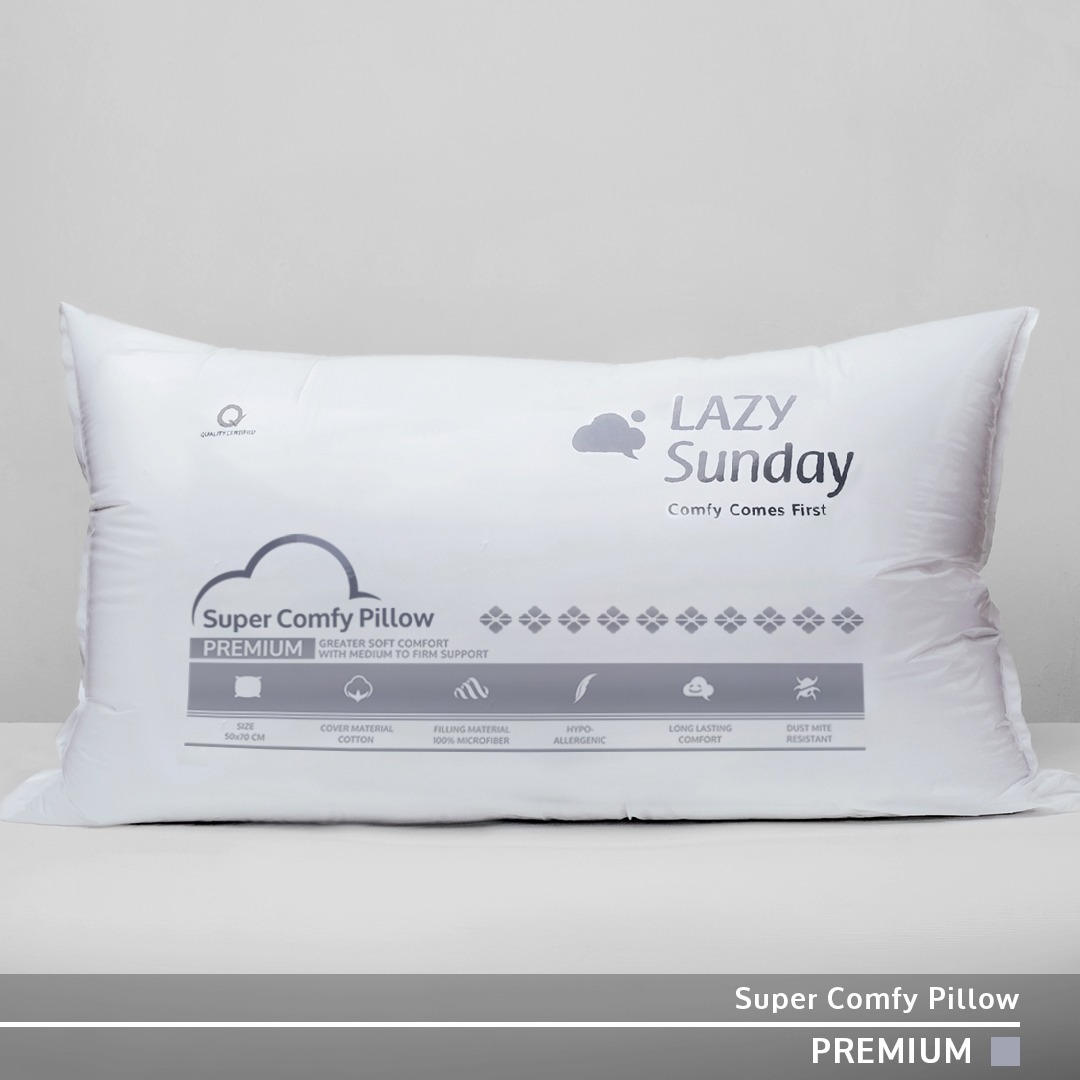 Bantal - Super Comfy Premium - Microfiber Goose Down - LAZY Sunday