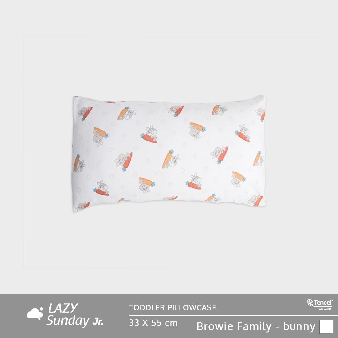 Sarung Bantal Anak / Toddler Pillowcase - 33x55 cm - LAZY Sunday Jr.
