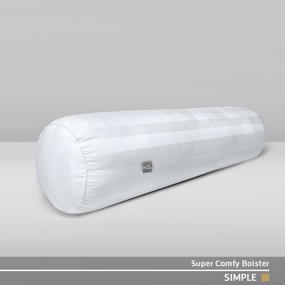 Promo Bundling 1 Bantal & 1 Guling Super Comfy Simple - LAZY Sunday