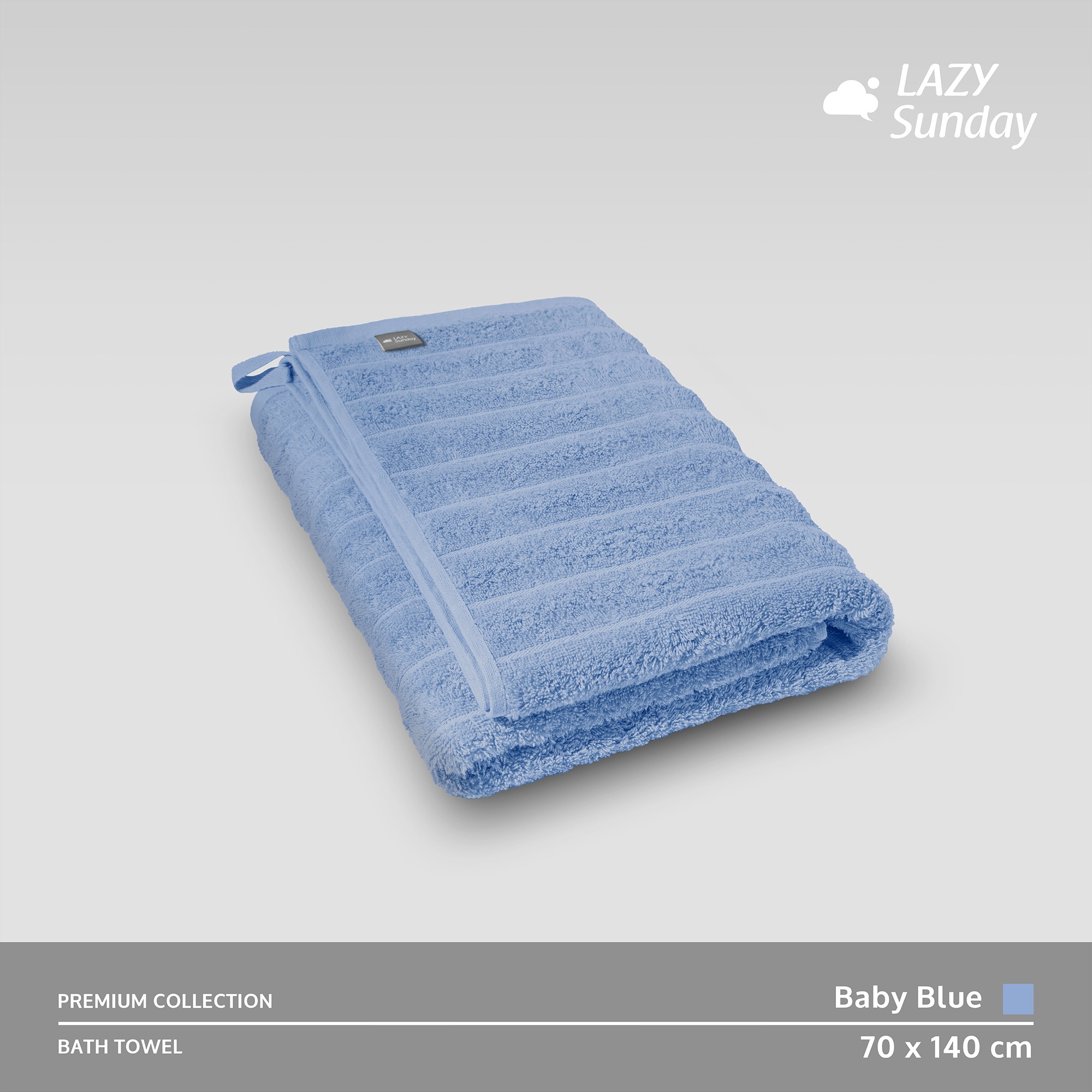 Handuk Mandi - Premium Towel 70x140 cm - LAZY Sunday