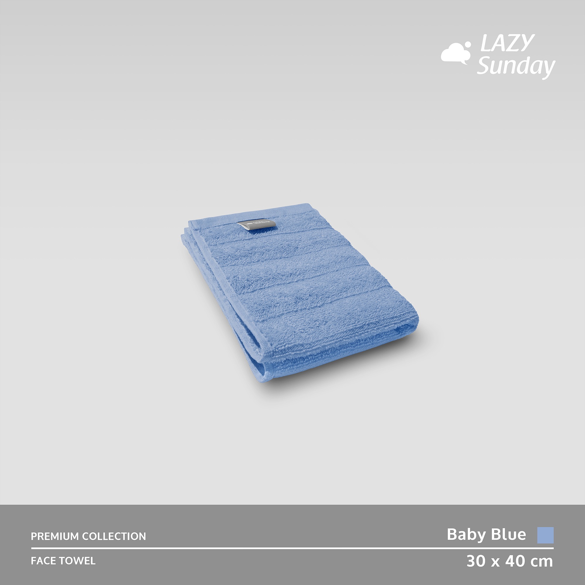 Handuk Muka / Face Towel - Premium Towel 30x40 cm - LAZY Sunday