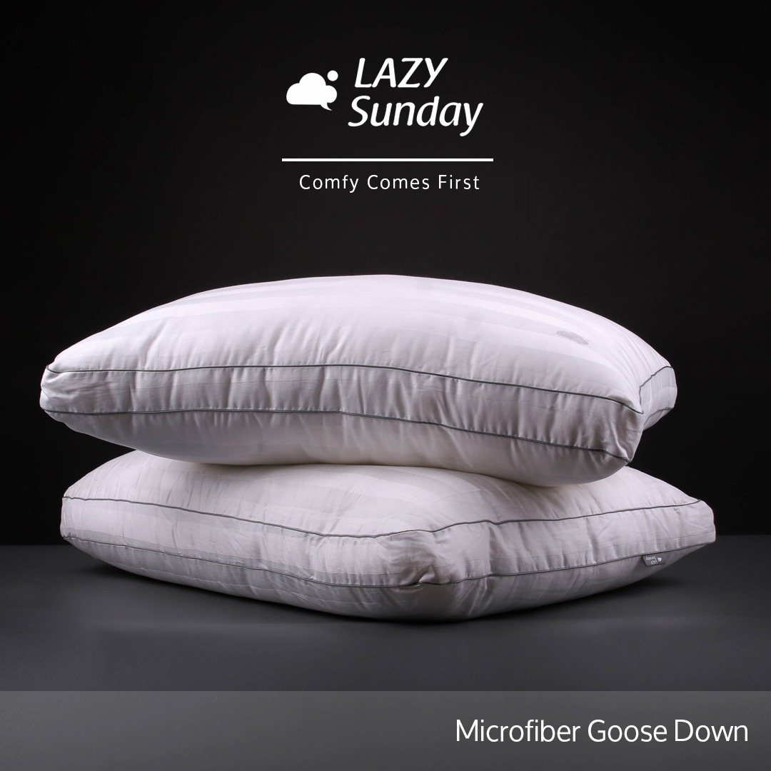 Bantal - Super Comfy Premium - Microfiber Goose Down - LAZY Sunday