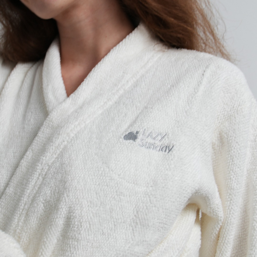 Classic Bathrobe / Kimono Handuk - LAZY Sunday