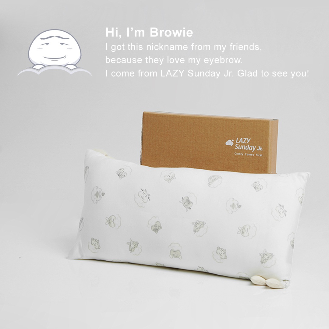 Bantal Guling Bayi / Baby Hug Pillow - Browie Family - LAZY Sunday Jr.