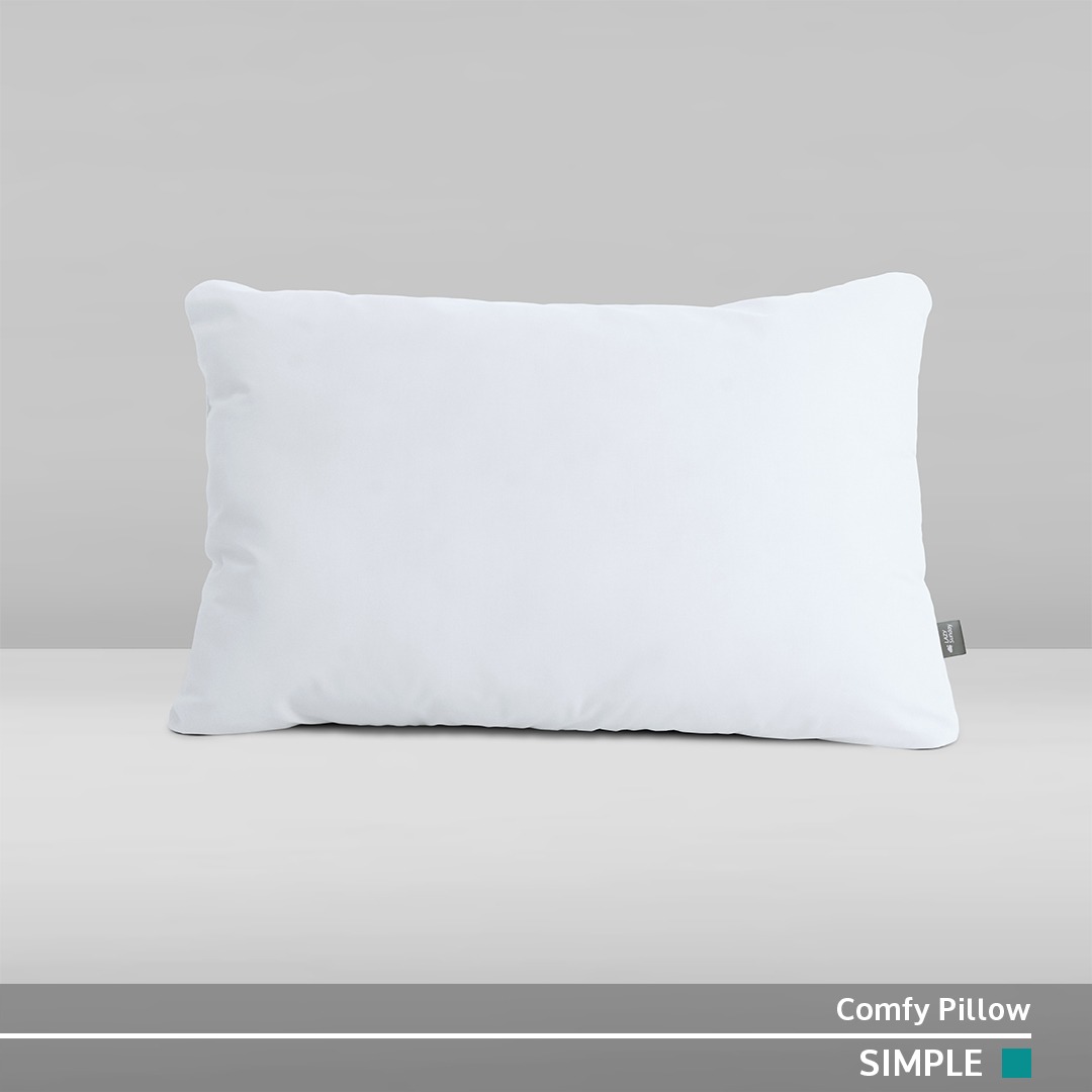 Promo Bundling 1 Bantal & 1 Guling Comfy Simple - LAZY Sunday