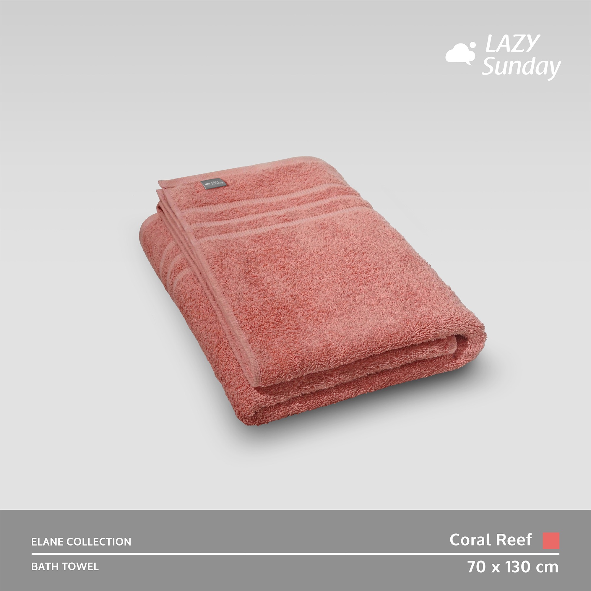 Handuk Mandi - Elane Towel 70x130 cm - LAZY Sunday