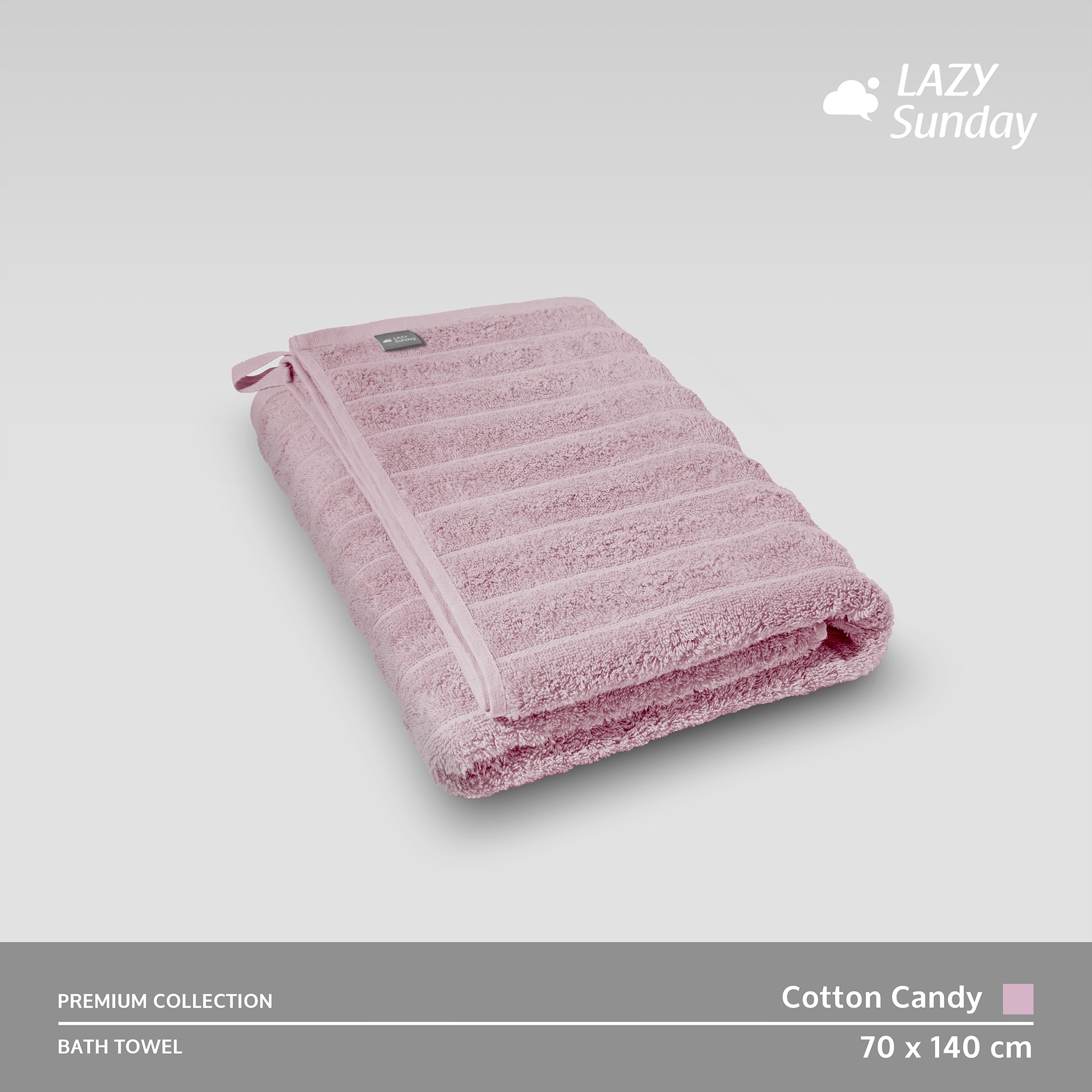 Handuk Mandi - Premium Towel 70x140 cm - LAZY Sunday