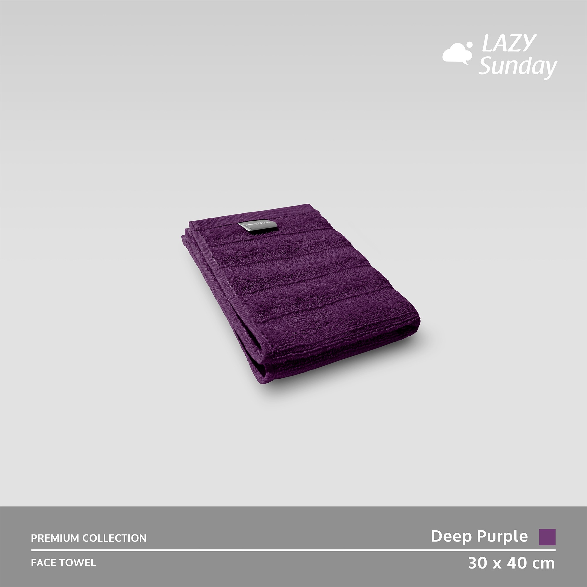 Handuk Muka / Face Towel - Premium Towel 30x40 cm - LAZY Sunday