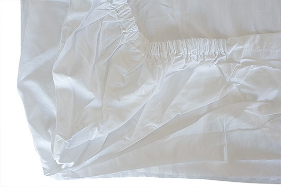 Sprei / Fitted Sheet - 100% Cotton Dobby Stripe / Square - LAZY Sunday - Hotel Collection
