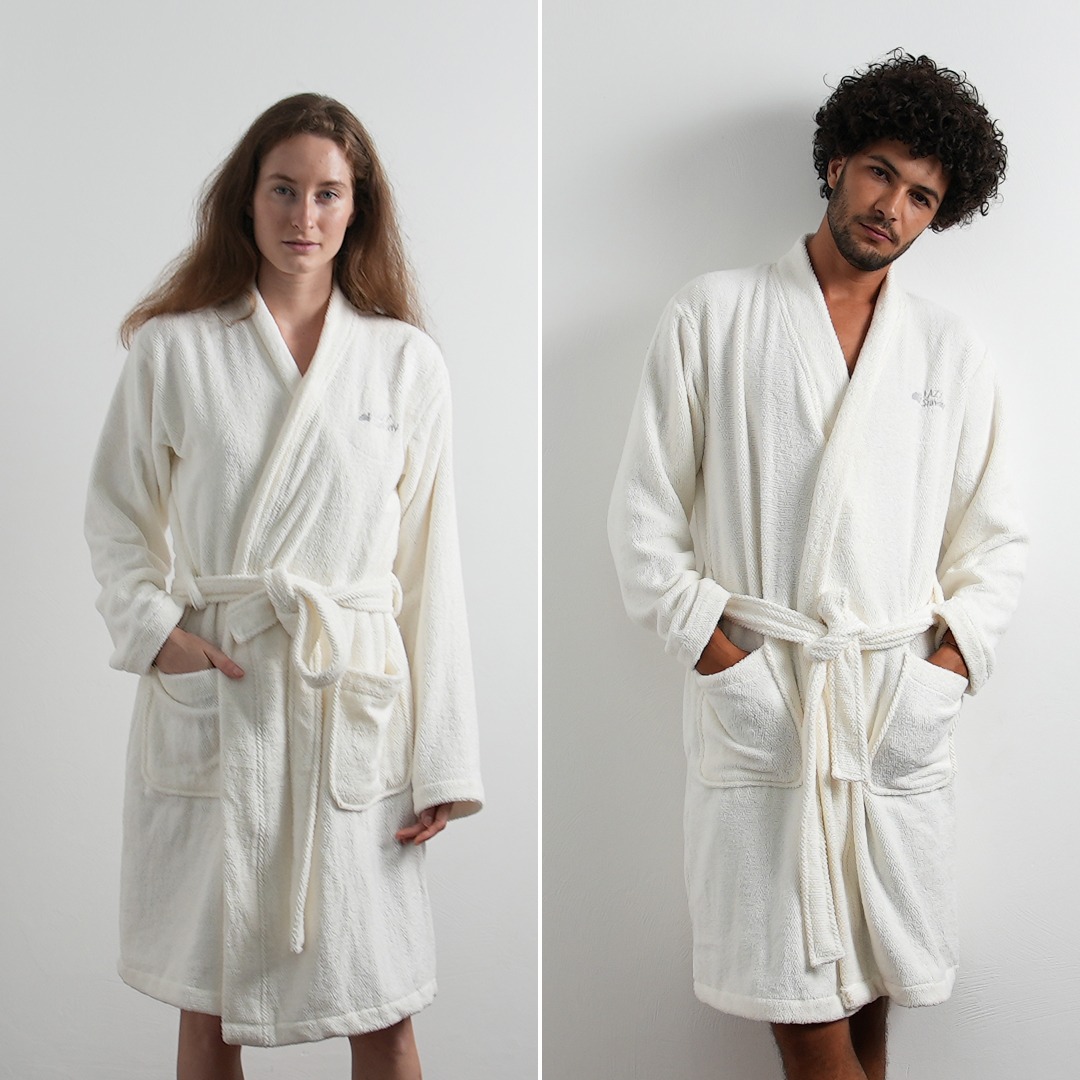 Classic Bathrobe / Kimono Handuk - LAZY Sunday