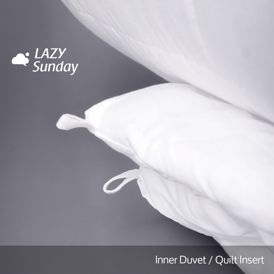 Inner Duvet / Duvet Insert / Quilt Insert - Microfiber Goose Feel - LAZY Sunday