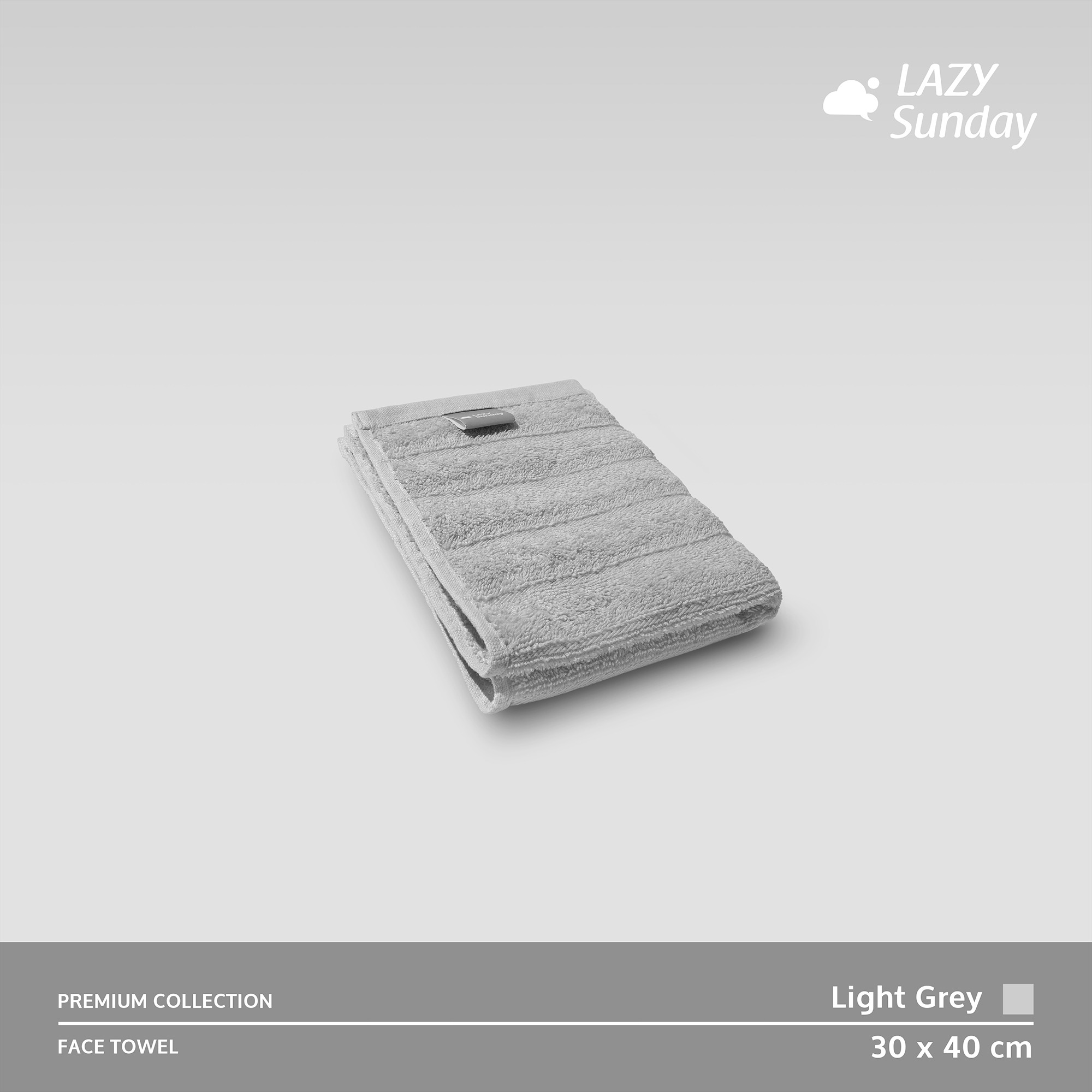 Handuk Muka / Face Towel - Premium Towel 30x40 cm - LAZY Sunday