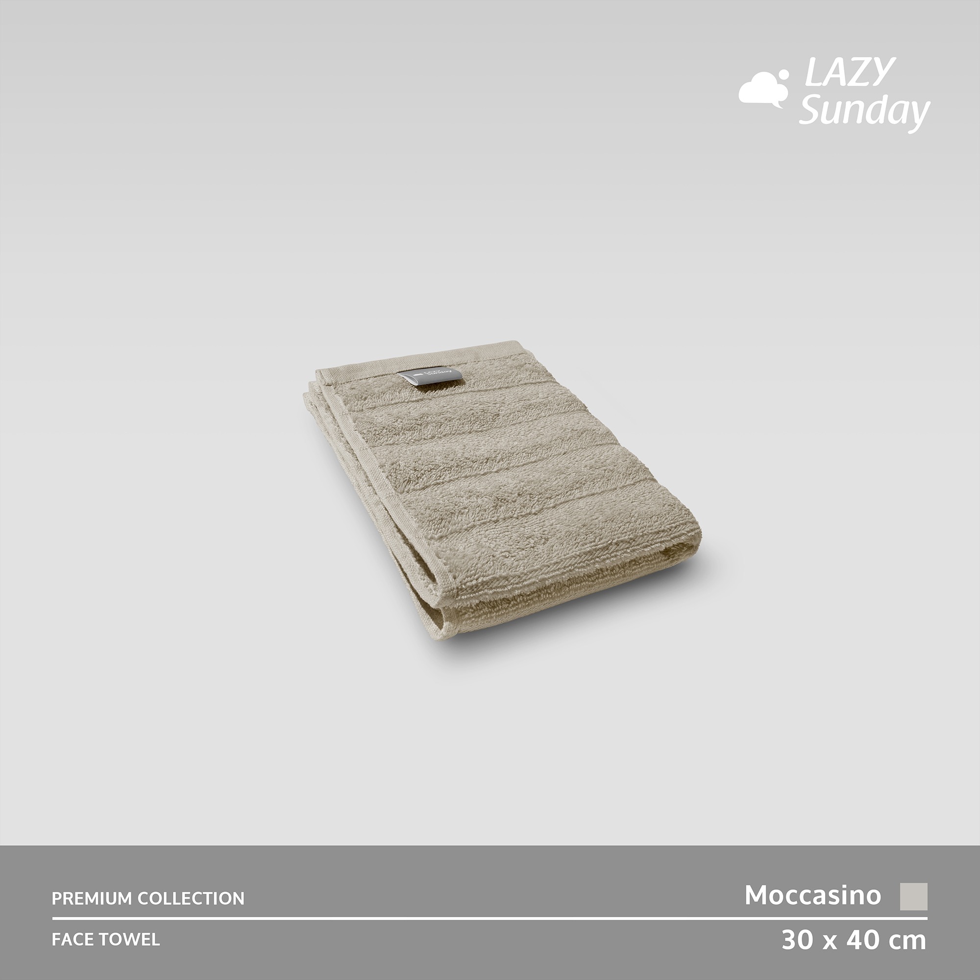 Handuk Muka / Face Towel - Premium Towel 30x40 cm - LAZY Sunday
